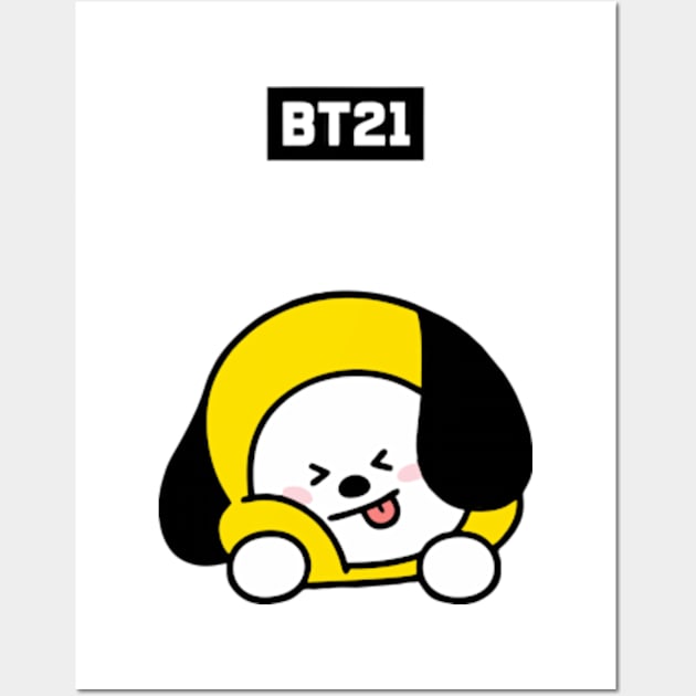 bt21 bts exclusive design 70 Wall Art by Typography Dose